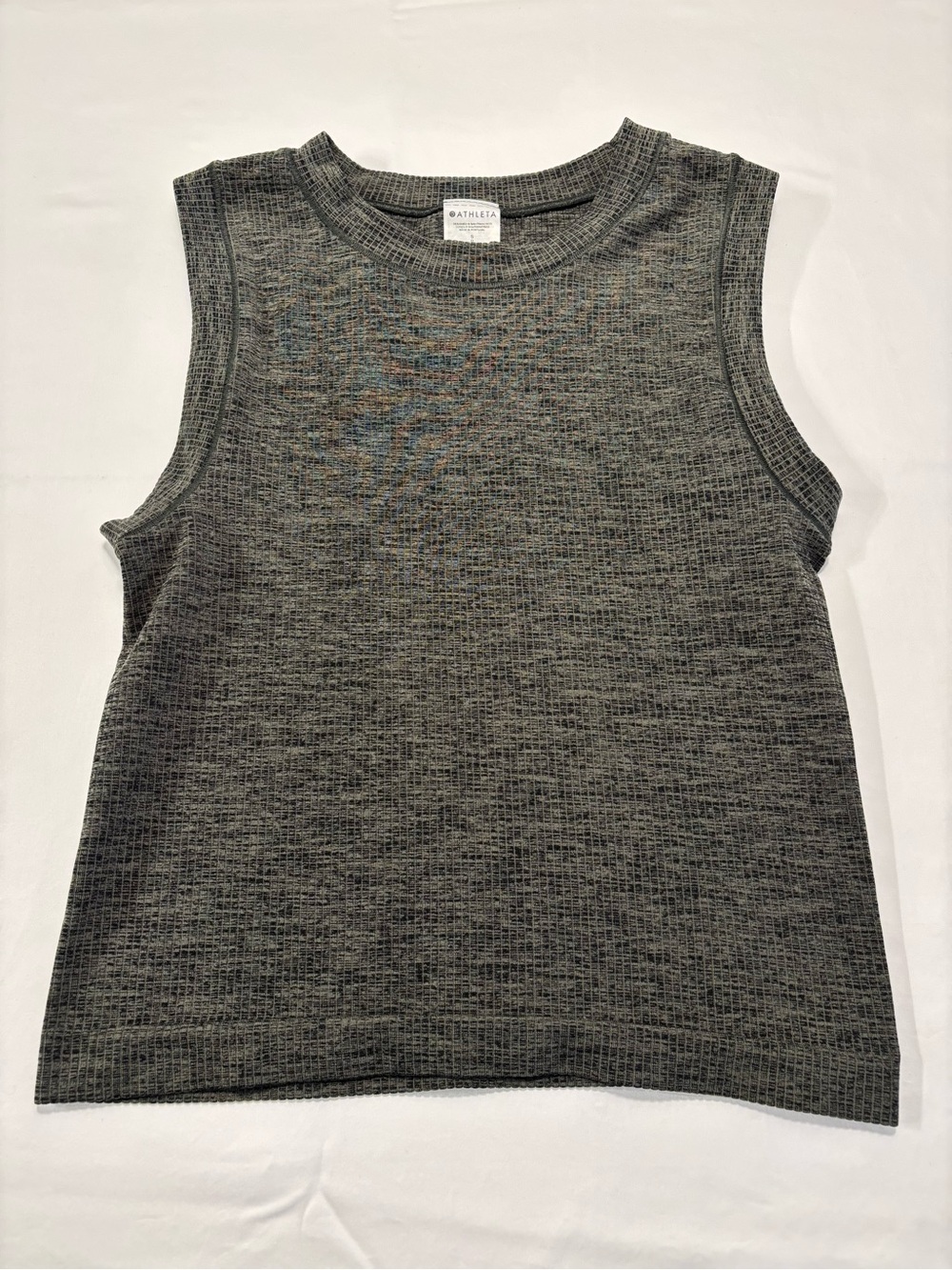 Athleta Green High Neck Tank Top